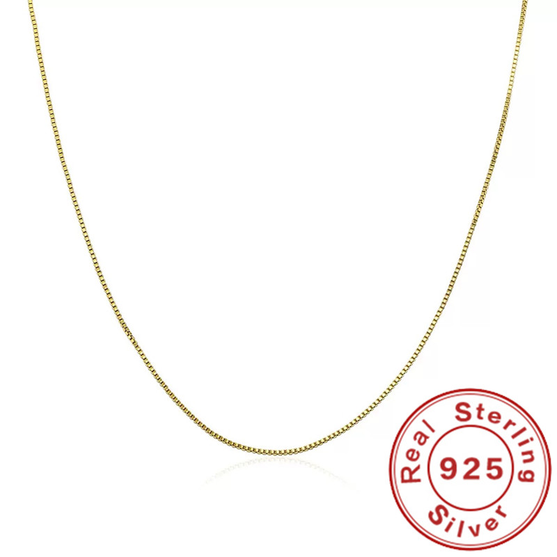 Bar Cart Gold - Kalung Perak Murni 925 Berlapis Emas,