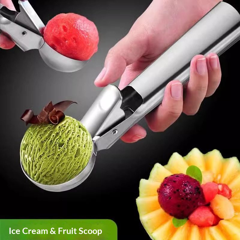 Ice Pick Pick - Sendok Es Krim Stainless Steel Dengan