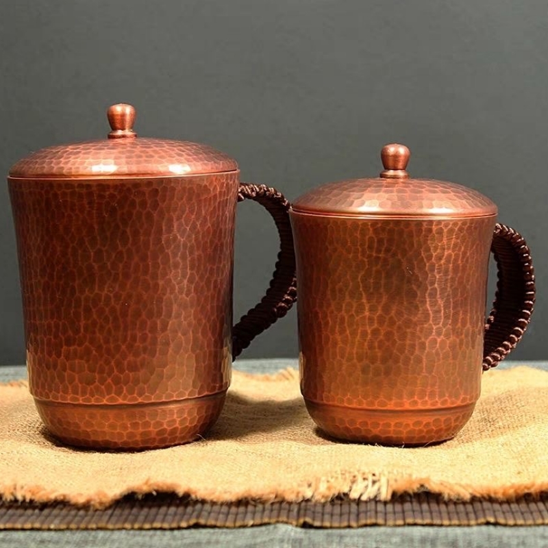 Mule Copper Mug - Cangkir Kopi Tembaga Murni Antik, dengan