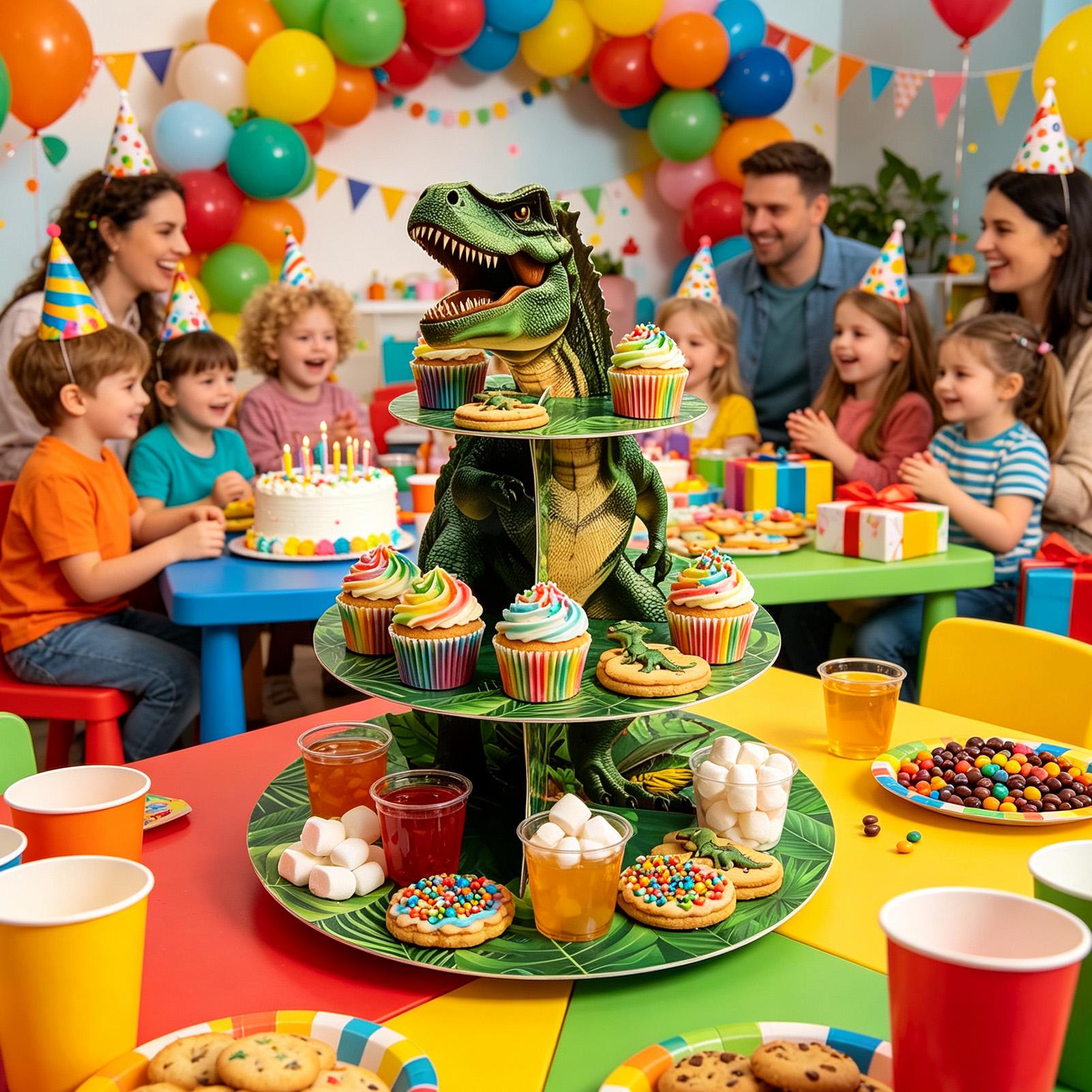 Rak Kue 3 Tingkat Bentuk Dinos - Home Bar Shelf ulasan dan harga