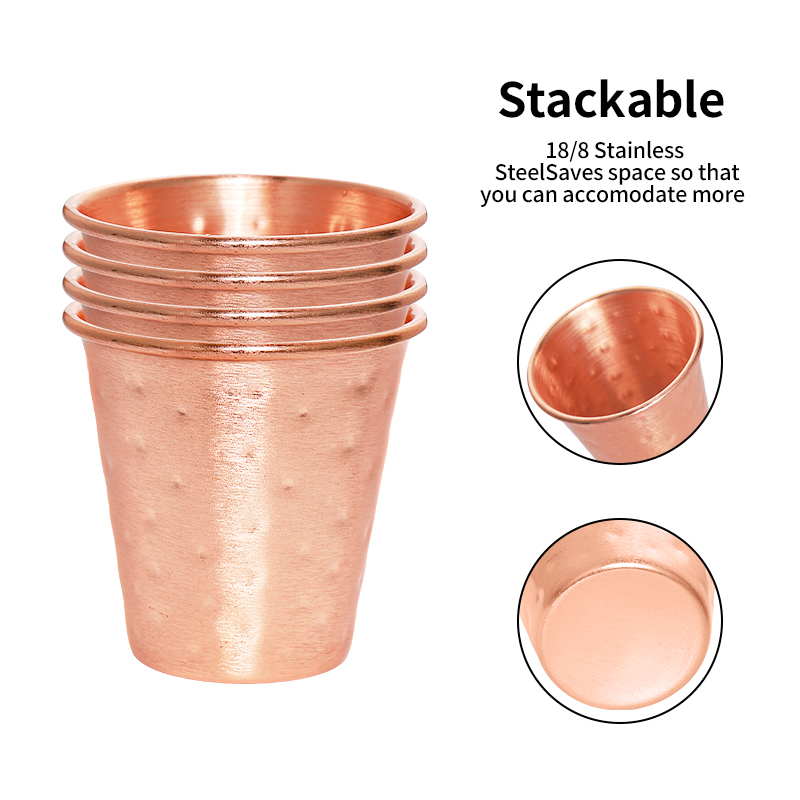 Set 4/6 Gelas Bir Berlapis Tem - Mule Copper Mug ulasan dan harga