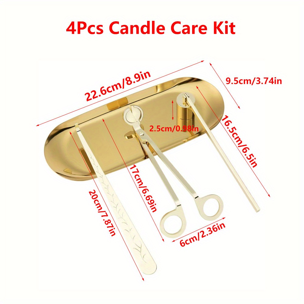 4 Buah/Set Kit Perawatan Lilin - Home Barber ulasan dan harga