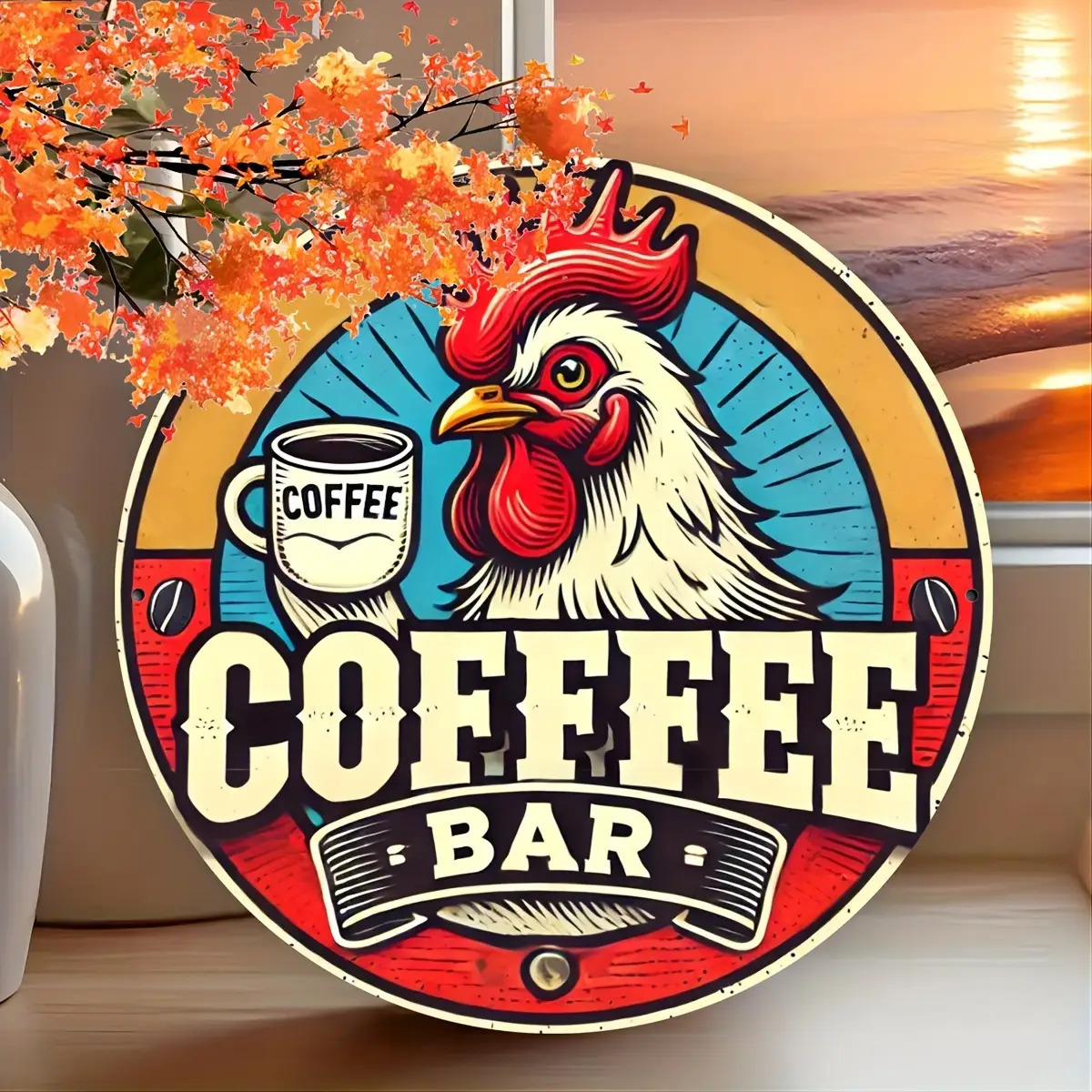 Papan Aluminium Vintage 2D |   - Home Bar And Coffee ulasan dan harga