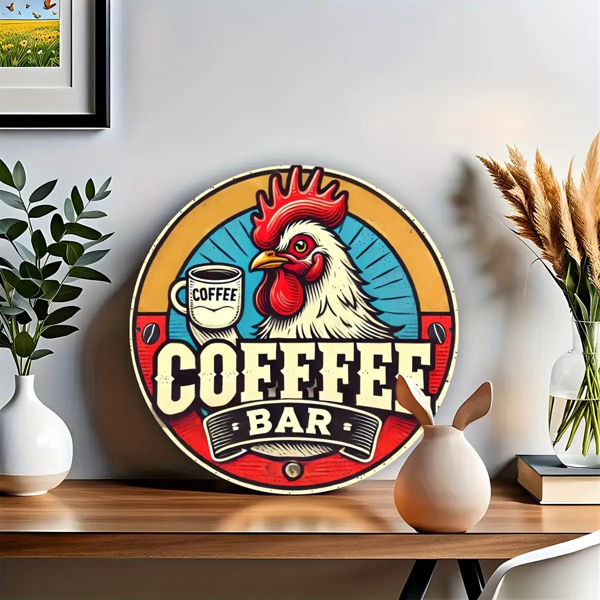 Papan Aluminium Vintage 2D |   - Home Bar And Coffee ulasan dan harga