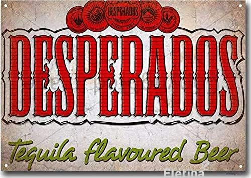 Papan Tanda Logam - Desperados - Home Bar And Coffee ulasan dan harga
