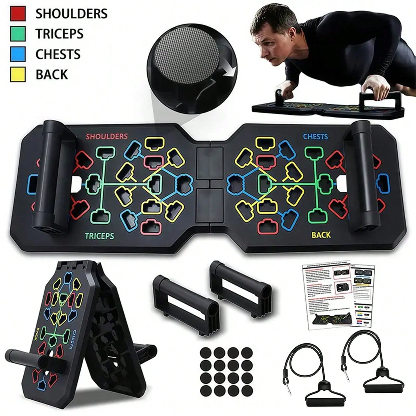 Set Papan Push-Up Lipat Multif - Home Bar Setup Kit ulasan dan harga