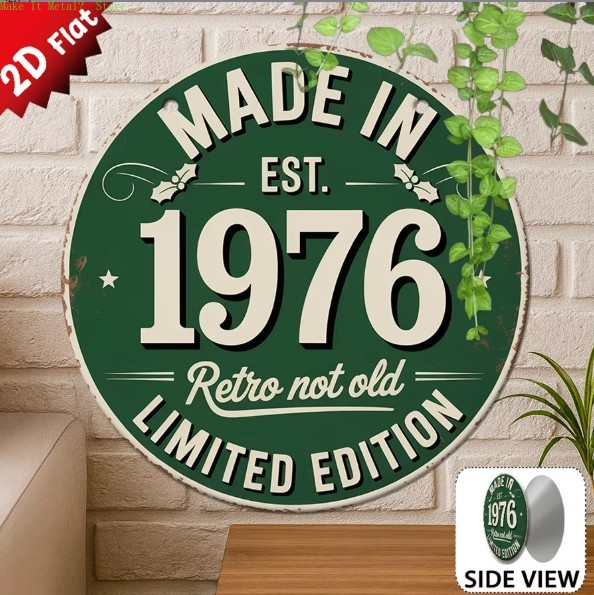 Dibuat tahun 1976, Tanda Logam - Home Bar Cafe ulasan dan harga